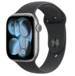 APPLE Watch 11 GPS 46mm Space Grey Aluminium Case with Black Sport Band - S/M