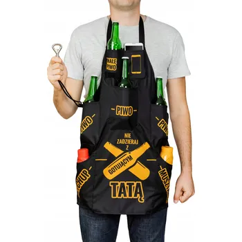 Kuchyňská zástěra Zástěra jako dárek pro tatínka - Nezahrávejte si s vařícím tatínkem