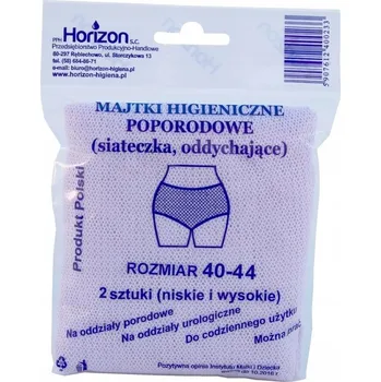 Kalhotky Poporodní kalhotky opakovaně použitelné Horizon velikost 40-44 síťované 2 kusy