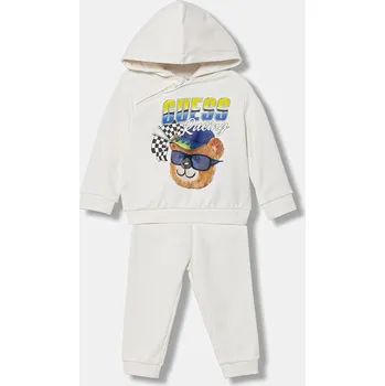 Kojenecké oblečení Kojenecká bavlněná tepláková souprava Guess 2-pack I6RG04.KA6R4.PPY2 béžová 01X, vel. 68-76