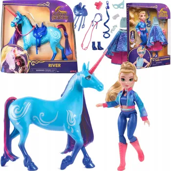 Panenka AKADEMIE JEDNOROŽCŮ PANENKA ISABEL MASQUERADE A JEDNOROŽEC RIVER + PŘÍSLUŠENSTVÍ