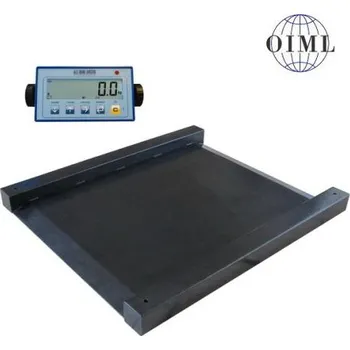 Obchodní váha Nájezdová podlahová váha LESAK 4TUVN1013L-DFWL, 300kg/100g, 1000x1300mm, lak