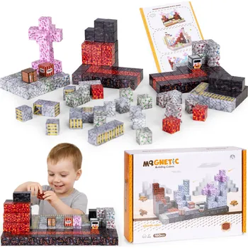 ostatní stavebnice Magnetická stavebnice 160 ks SUSANA vícebarevná