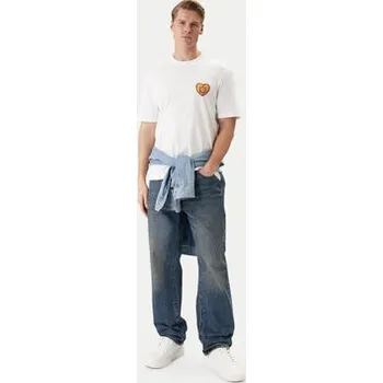 Pánské oblečení HUGO T-Shirt Nalentinio 50562727 Bílá Regular Fit XL