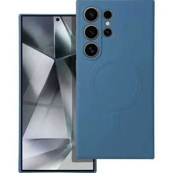 Pouzdro na mobilní telefon MagSafe Silicone Case pouzdro / kryt pro Samsung Galaxy S24 Ultra modré