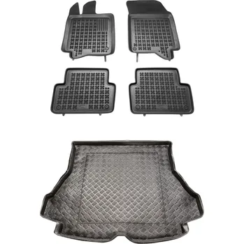 autokoberec Sada autokoberců a rohože do kufru pro Renault LAGUNA II 2001-2007