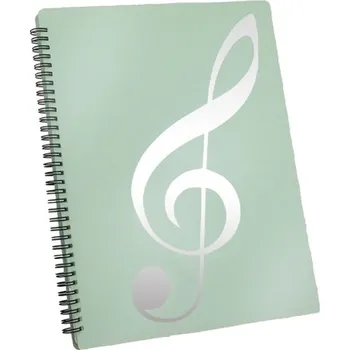 Pořadač Houslový klíč, zelený