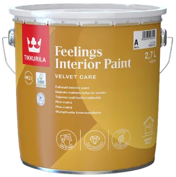 barva na zeď Tikkurila Omyvatelná barva nejvyšší kvality Feelings interior paint 3 L