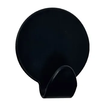 Háček samolepící QF typ 17, černý, BLACK LINE, 2ks