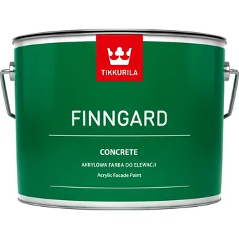 barva na zeď Tikkurila Matná akrylová barva na fasády a sokly Finngard concrete 3 l