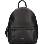 Lagen dámský kožený batoh černý LG 187 BLACK
