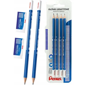 Grafitová tužka Tužka bez gumy Pentel 2B, HB