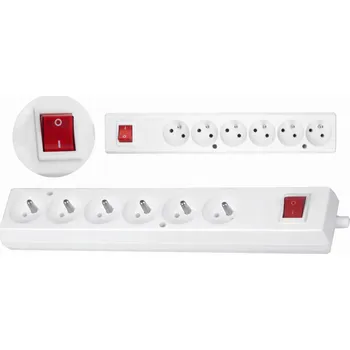 Elektrická zásuvka Prodlužovací přívodní lišta podlahová Jonex bílá