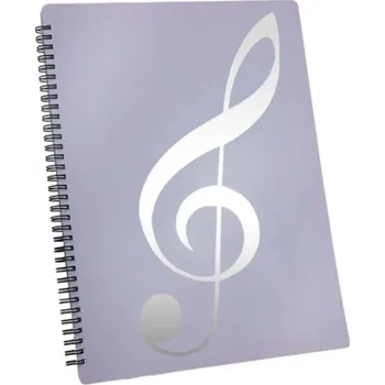 Pořadač Houslový klíč, fialový