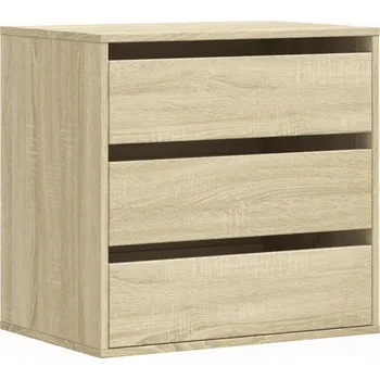 Komoda Komoda se 3 zásuvkami, materiál na bázi dřeva, dub sonoma, 60x41x58 cm
