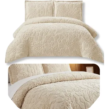 Povlečení Povlečení MEDVÍDEK 200x220 + 2x 70x80 cm Flanelové Teplé Zimní Měkké Sada 3D