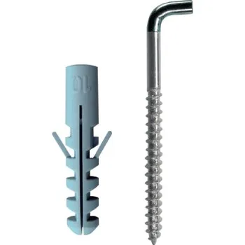 Hmoždinka Hmoždinka s křidélky 6 PE + skoba, 5ks