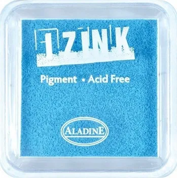 Dětské razítko Razítkovací inkoust Aladine Izink, neonově modrý