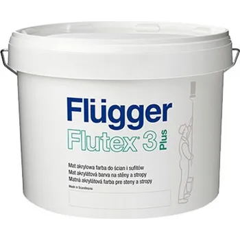 barva na zeď Flügger Akrylátová barva na stěny Flutex 3 plus 10 L