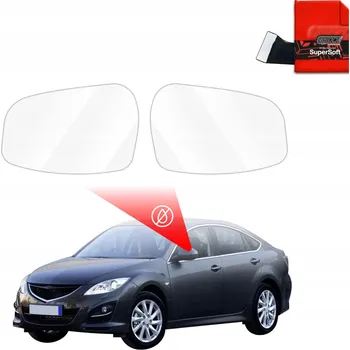 Polep vozidla Fólie proti dešti na zrcátka pro Mazda 6 2 Sedan 4D (2010-2013)