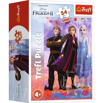 Puzzle Puzzle Trefl 54 dílků Puzzle 54 mini Ve světě Anny a Elsy 3 TREFL