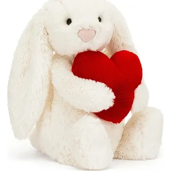plyšák PLYŠOVÝ KRÁLÍČEK JELLYCAT SE SRDÍČKEM, 31 CM