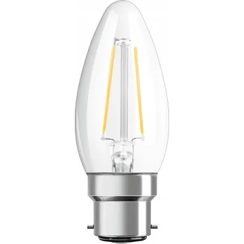 Žárovka LED žárovka Ledvance svíčka teplá bílá patice B22 250 lm 2,5 W