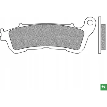 Brzda pro motocykl NEWFREN DESTIČKY PŘEDNÍ / ZADNÍ KH261 / KH281 (TOURING SINTER)