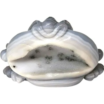 Sběratelství Exkluzivní achátová peněžní žába 501 g