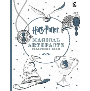 Antistresové omalovánky Harry Potter Artefacts Colouring Book - omalovánky Harry Potter