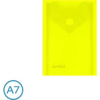 Obálka Obal spisový na výšku s klopou a drukem A7 žlutý