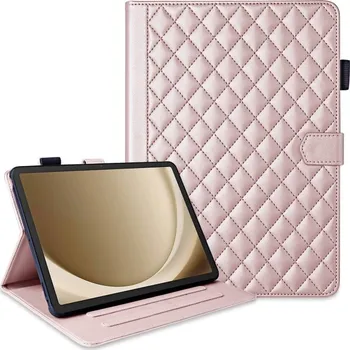 Pouzdro na tablet VSECHNONAMOBIL 131401 LATTICE Zaklápěcí pouzdro pro Samsung Galaxy Tab A11+ světle růžové