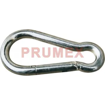 karabina Karabina hasičská DIN 5299C 40x4 pozinkovaná ocel