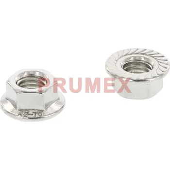 Matice Matice s límcem ozubeným DIN 6923~ M3 nerez A2