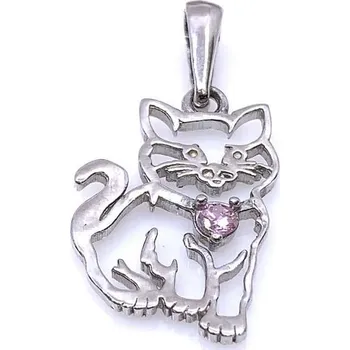 Přívěsek Šperky Jan Kos Jan Kos jewellery Stříbrný přívěsek kočička 32107825