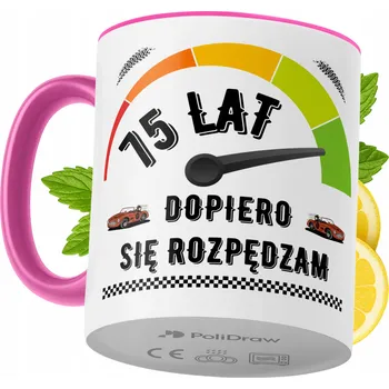 Hrnek Polidraw Hrnek Polidraw Narozeniny75 keramika 330 ml