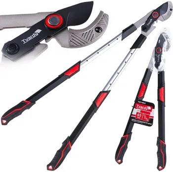 Nůžky na větve Geko Teleskopické nůžky na větve s kovadlinovým ostřím 715–955 mm 65Mn PTFE (6/12)