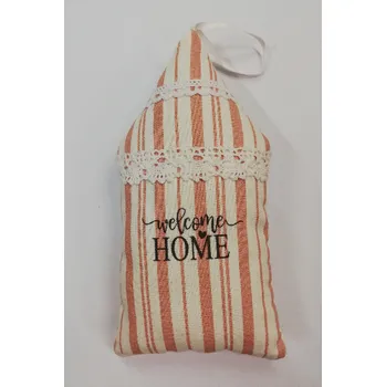 Látkový domeček č.5 červený - Welcome Home 1