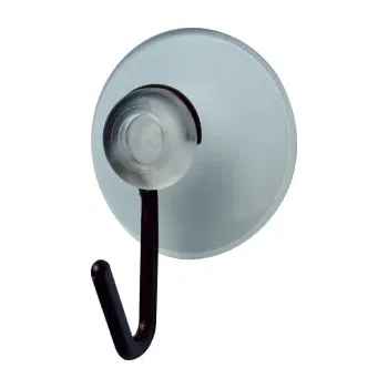 Věšák Háček přísavný QF, tm. hnědá, plast, 2ks