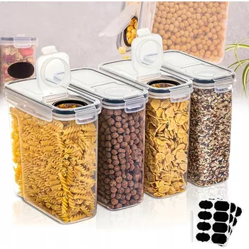 Dóza na potraviny Nádoby na potraviny SADA 4 x nádoba 4L do kuchyně krabička