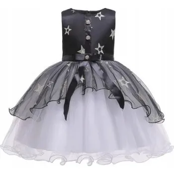 Karnevalový kostým KOSTÝM PŘEVLEK ŠATY ČARODĚJNICE ČARODĚJKA VÍLA NA HALLOWEEN 140 146