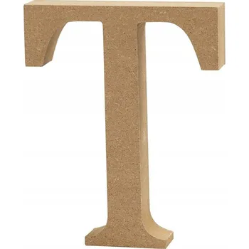Obraz PÍSMENO T Z MDF, VÝŠKA: 13 CM