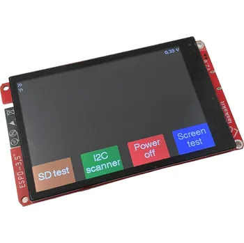 Vývojová deska LaskaKit ESPD-3.5" ESP32-S3 3.5" TFT ILI9488 CAP Touch Rev. 3.2 Anténa: PCB