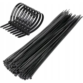 Organizace kabelů Hadicová spona 180x3.2mm Černá UV 100 ks NYLON