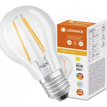 Žárovka Ledvance LED žárovka SUPERIOR 5,8W 4000K E27 stmívatelná