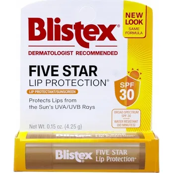 Péče o rty Blistex Five Star Lip Protection SPF 30, 4,25 g (Ochrana rtů s SPF 30)