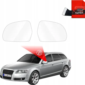 Polep vozidla Fólie proti dešti na zrcátka pro Audi A6 C6 Avant (2004-2008)