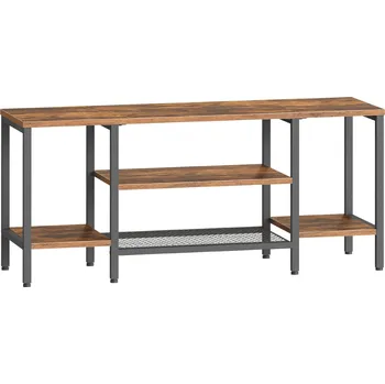 TV stolek Vasagle Werry 140 cm černý/hnědý