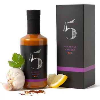 Omáčka Gurmánská chilli omáčka HEAVENLY HARISSA 200 ml, Chilli No5 - doprava zdarma od 2999 Kč