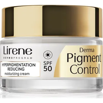 Pleťový krém Lirene Derma Pigment Control Cream SPF 50 rozjasňující hydratační krém proti pigmentovým skvrnám SPF 50 50 ml
